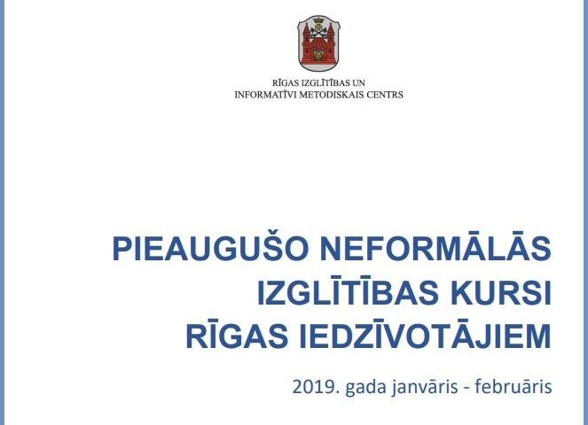 191 pieauguso neformalas izglitibas kursi rigas iedzivotajiem