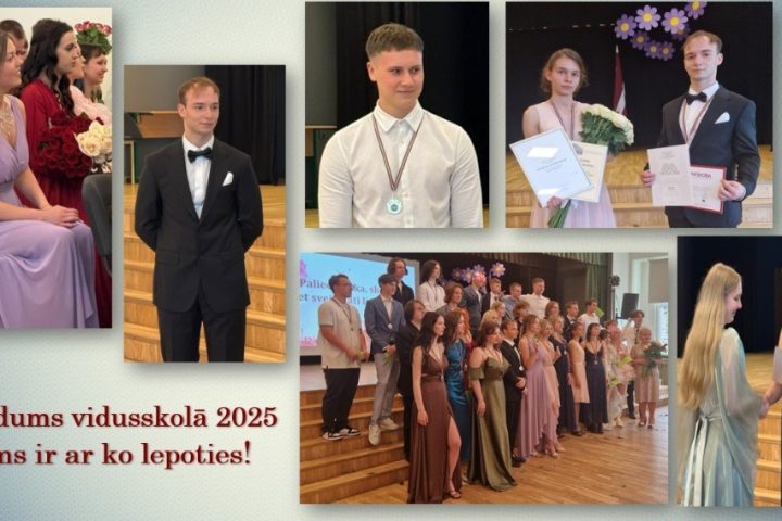12. klašu izlaiduma svinīgā ceremonija.